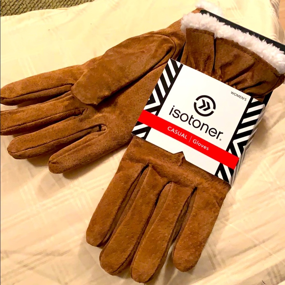 New!! Isotoner Casual Sherpasoft Lining Gloves
